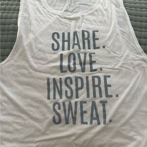 Bella White Tank Top